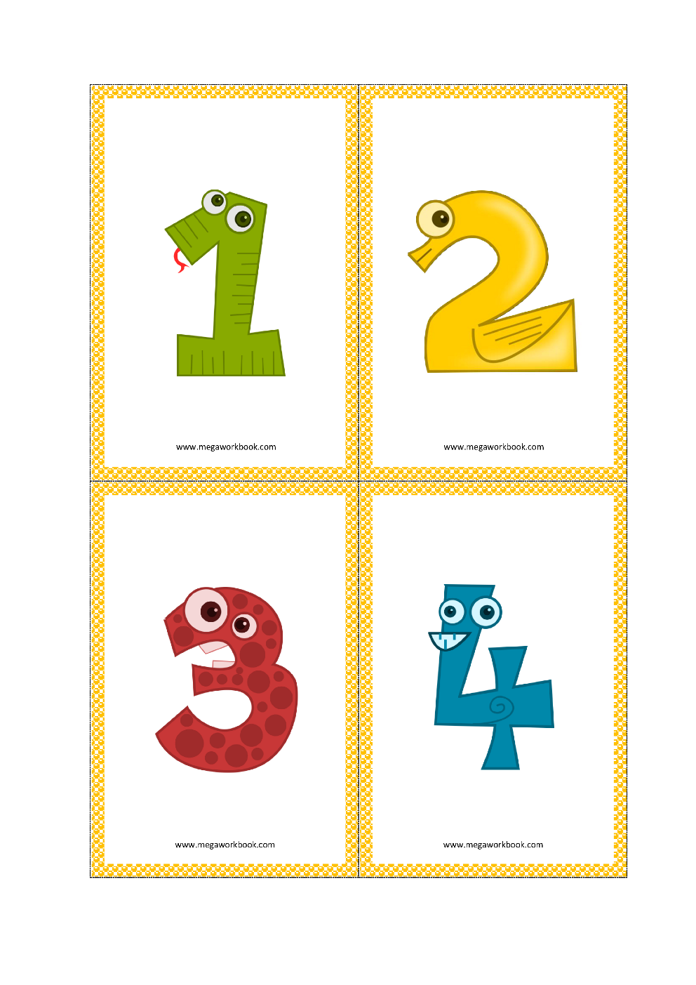 Number Flashcards Number Flashcards Printable FREE (1 to 10, 1 to