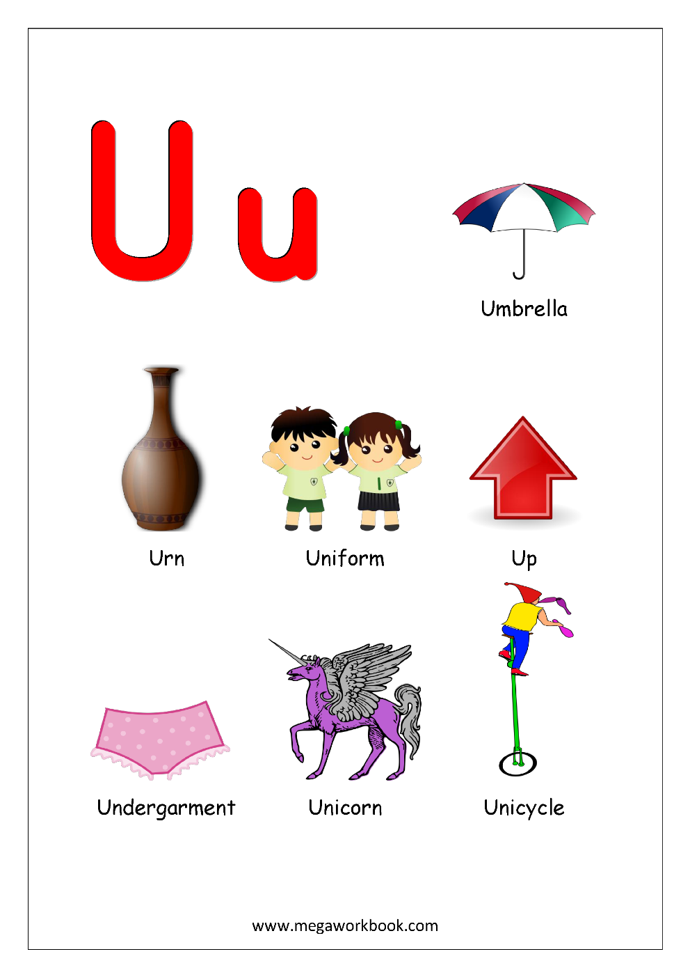 objects that start with u