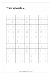 Free Printable Tracing Letters Small Letters Lowercase Preschool Tracing Letters Tracing Letters For Toddlers Worksheets Megaworkbook