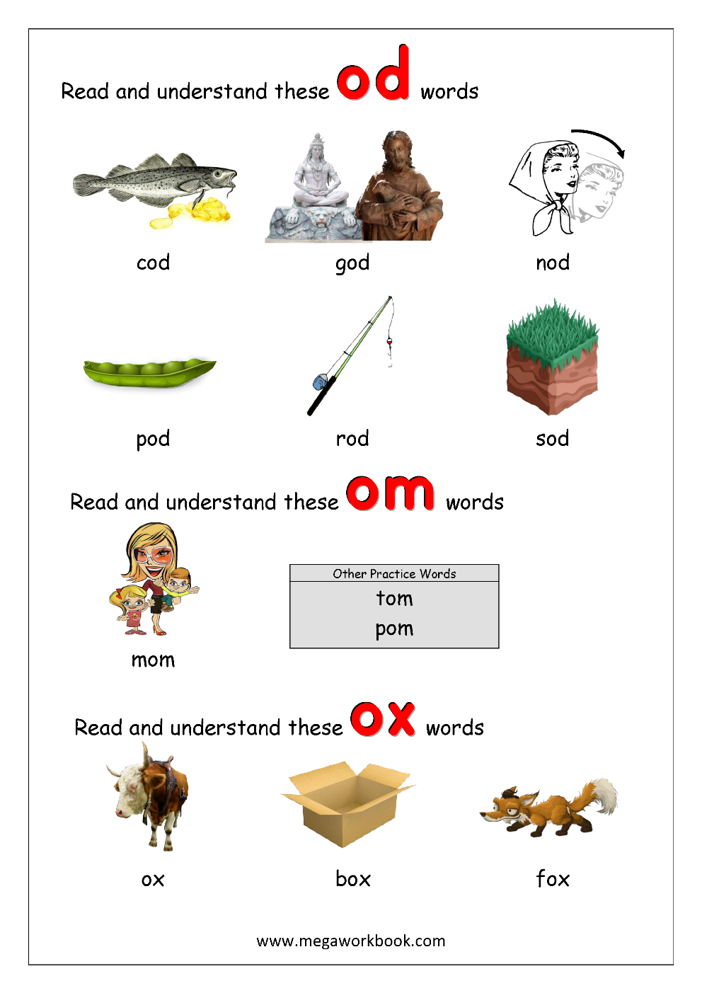 Kindergarten Worksheet Cvc Words List For Kindergarten With Pictures