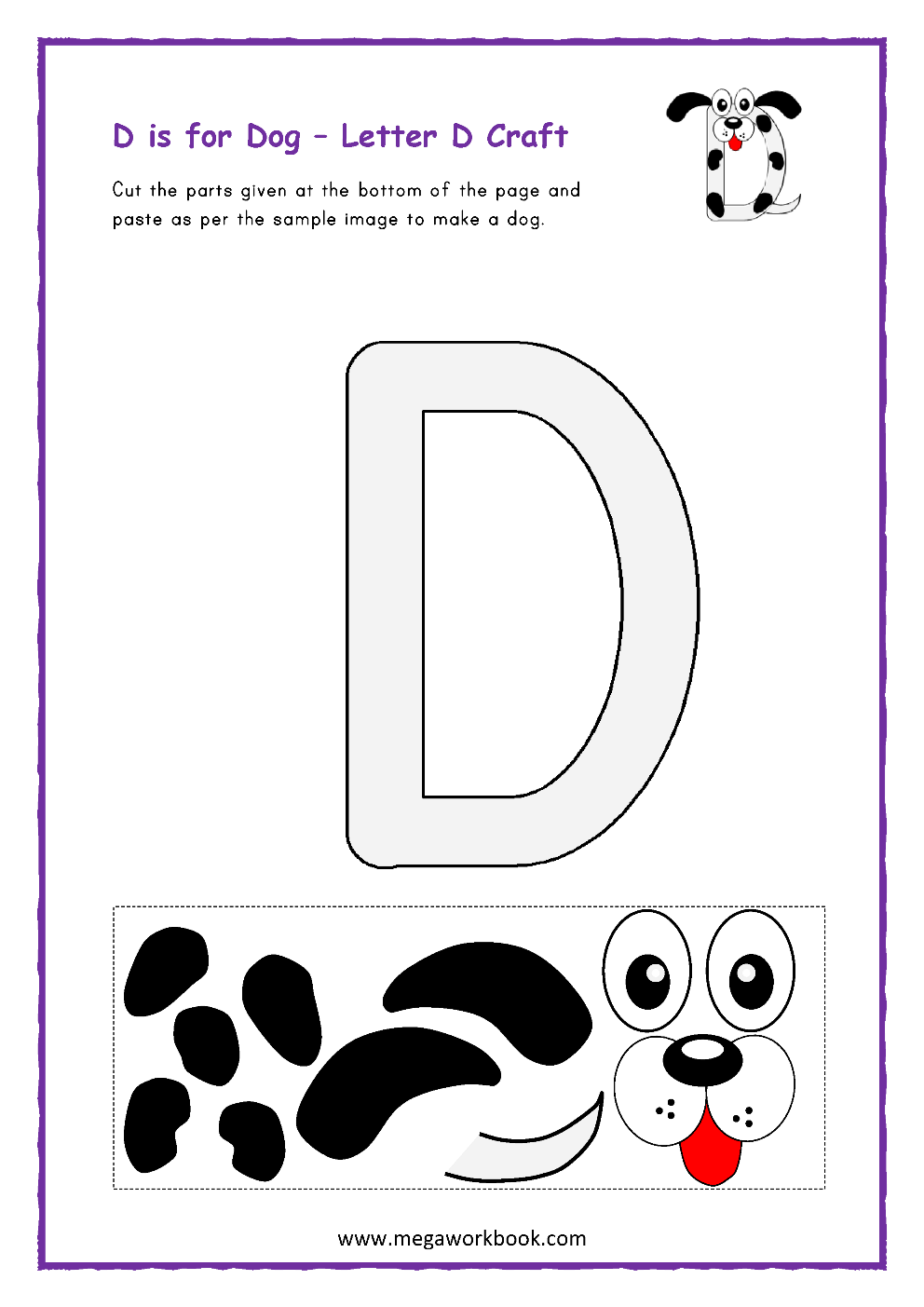 Find The Letter D Worksheet All Kids Network Fun Letter D Identification Activity And Test 