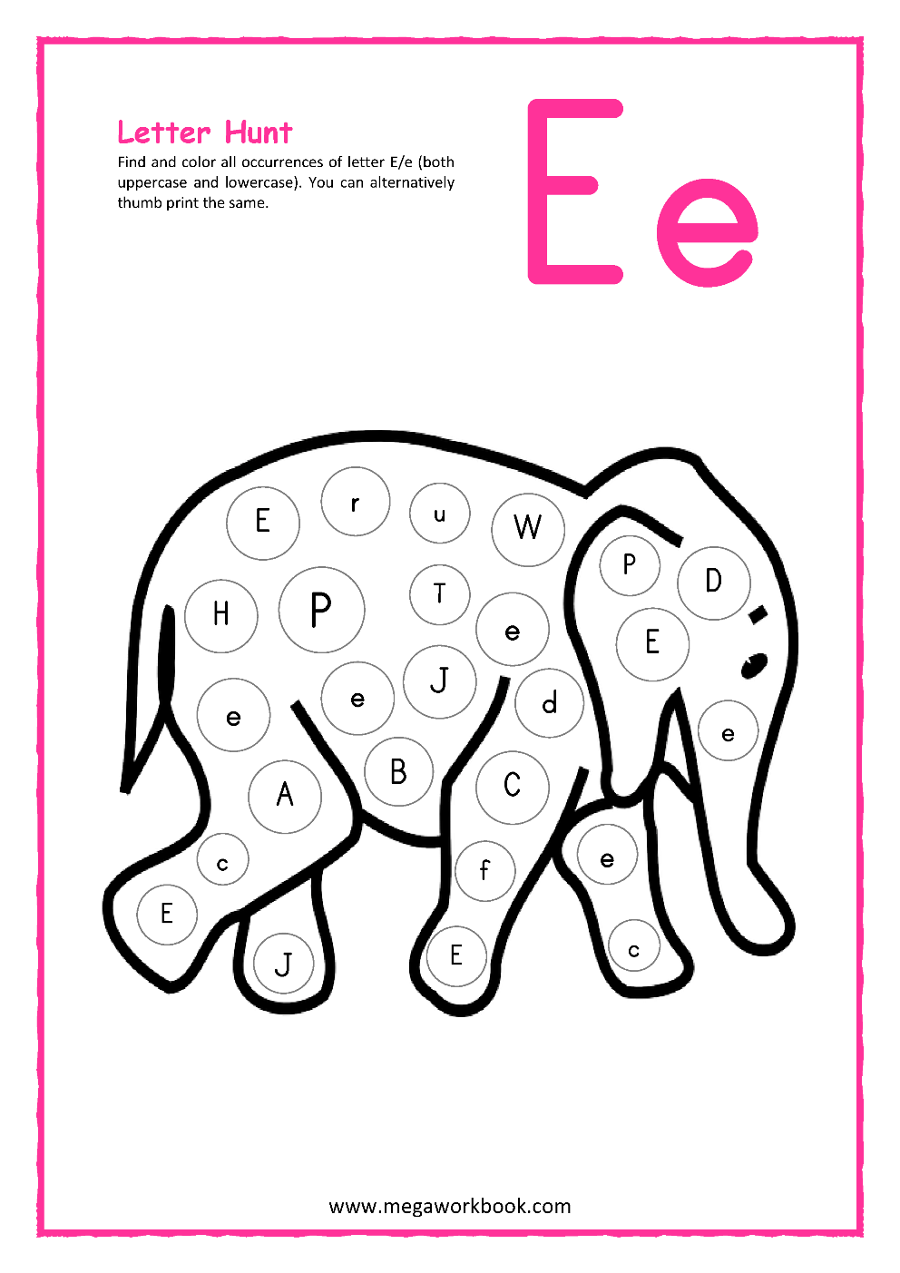 Letter E Activities Letter E Worksheets Letter E Activities For Preschoolers Letter E 