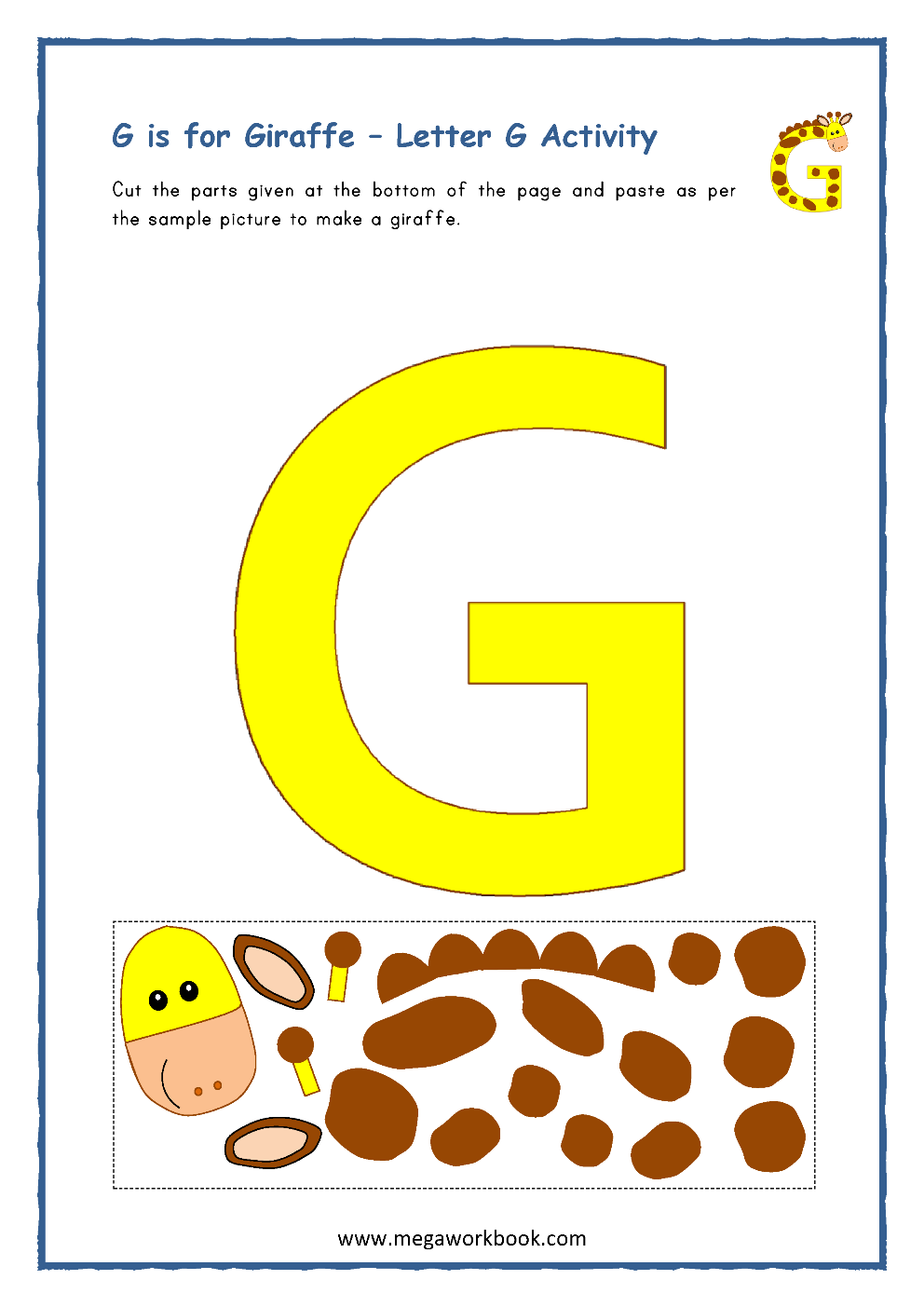 Letter G Activities - Letter G Worksheets - Letter G Crafts For ...