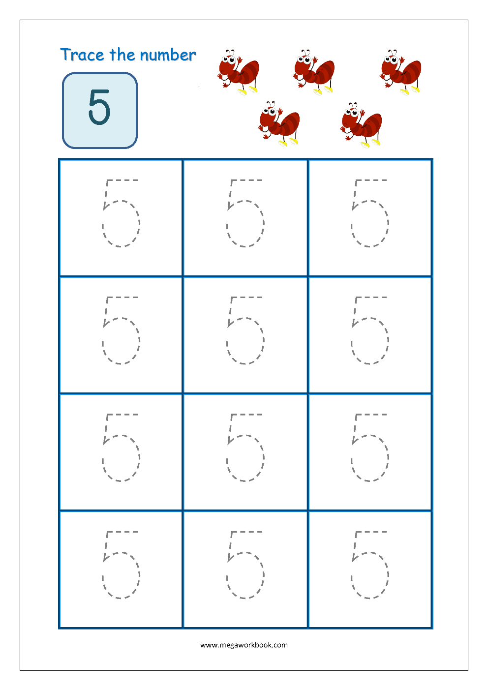 Free Printable Worksheets For Kids Dotted Numbers To Trace 1 10 Worksheets Number Tracing 1 10